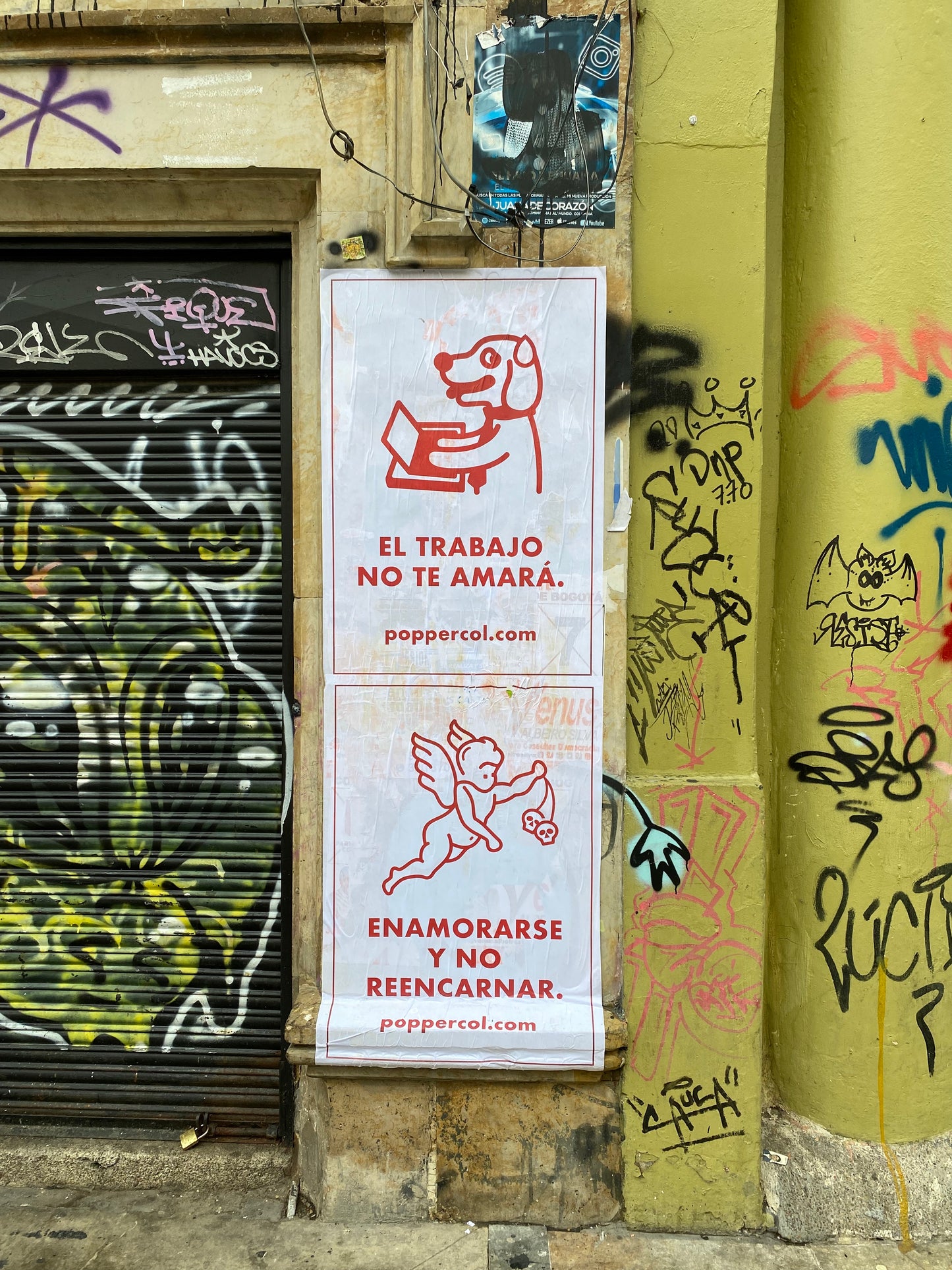 Afiche "El trabajo no te amará"